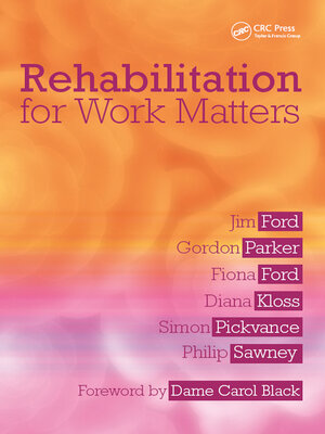 cover image of Rehabilitation for Work Matters